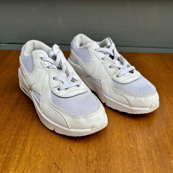 Nike Air Max Toddler Sneakers White Mesh Leather US 12C - Picture 4 of 8